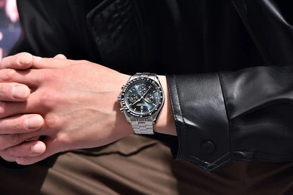 PAGANI DESIGN 2026 New V6 Moon Men's Watch Luxury Quartz Speed Sports Chronograph Watch For Men Watch AR Sapphire Glass Local Shipping