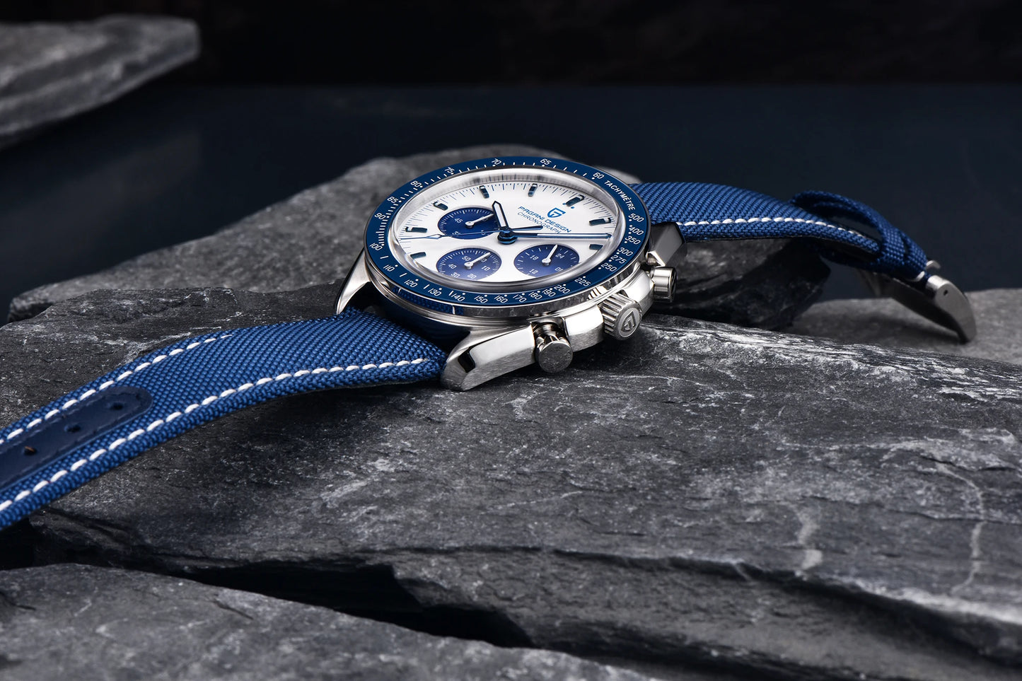 PAGANI DESIGN Planetary Series Saturn Light Tan Quarzuhr für Herren Speed Chronograph AR-Saphirglas Armbanduhr für Herren 2026 Neu