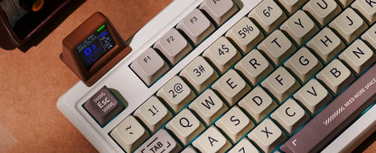 EPOMAKER RT100 95% Gasket-Mounted Wired/Bluetooth/2.4G Wireles Mechanical Keyboard with Multi-media Knob & Mini Display