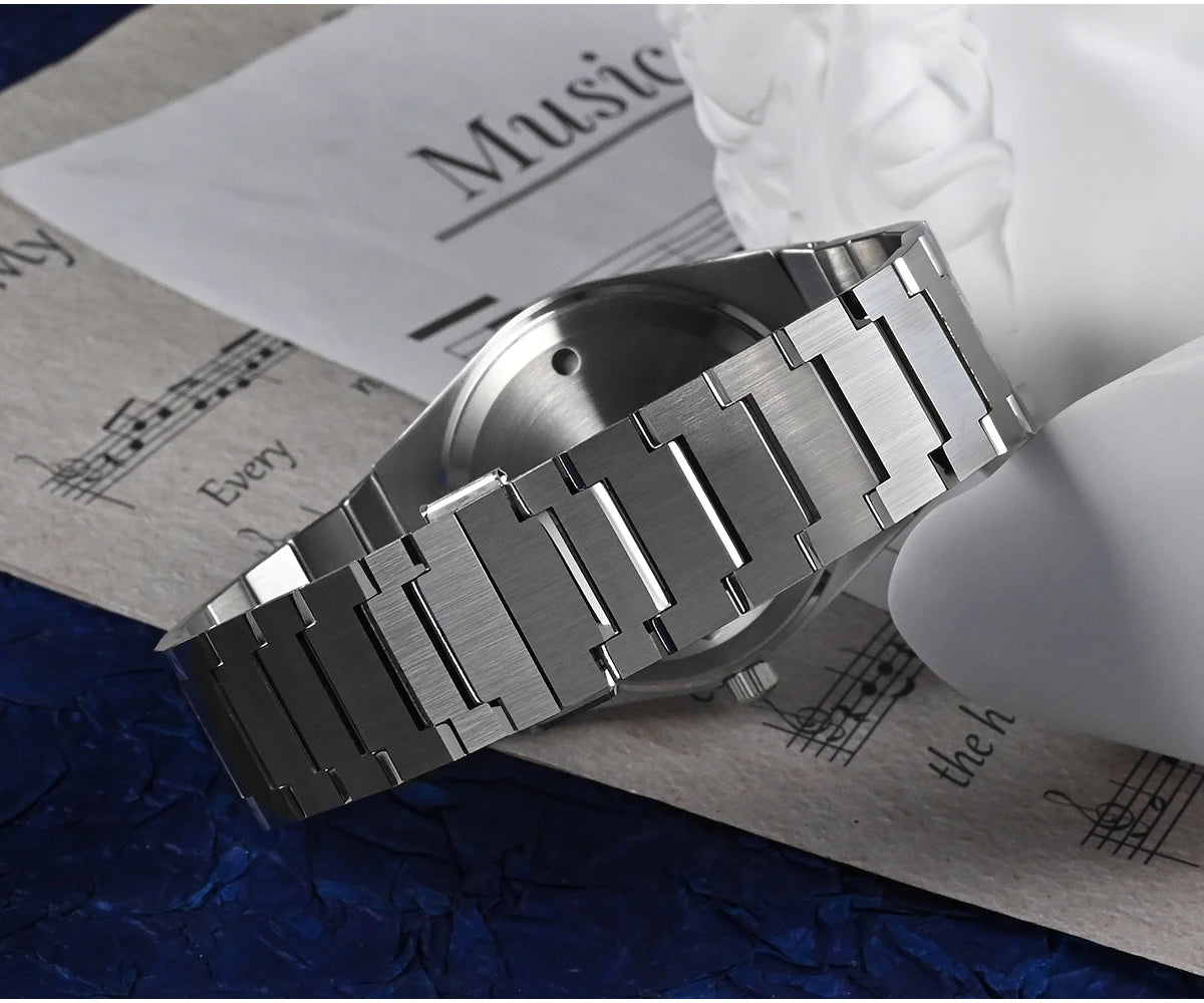 San Martin Classic Men Watch 40mm Miyota 9015 Luxury Dress Automatic Mechanical Wristwatch Quick Release Bracelet SN0023 Reloj