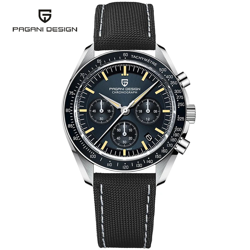 PAGANI DESIGN Planetary Series Saturn Light Tan Quarzuhr für Herren Speed Chronograph AR-Saphirglas Armbanduhr für Herren 2026 Neu
