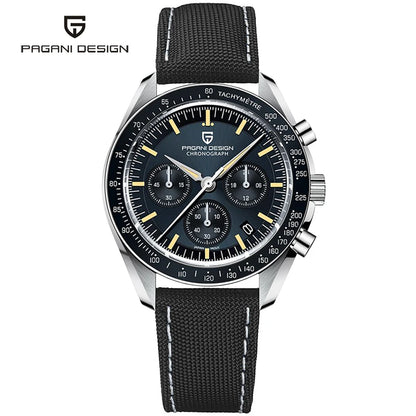 PAGANI DESIGN Planetary Series Saturn Light Tan Quarzuhr für Herren Speed Chronograph AR-Saphirglas Armbanduhr für Herren 2026 Neu