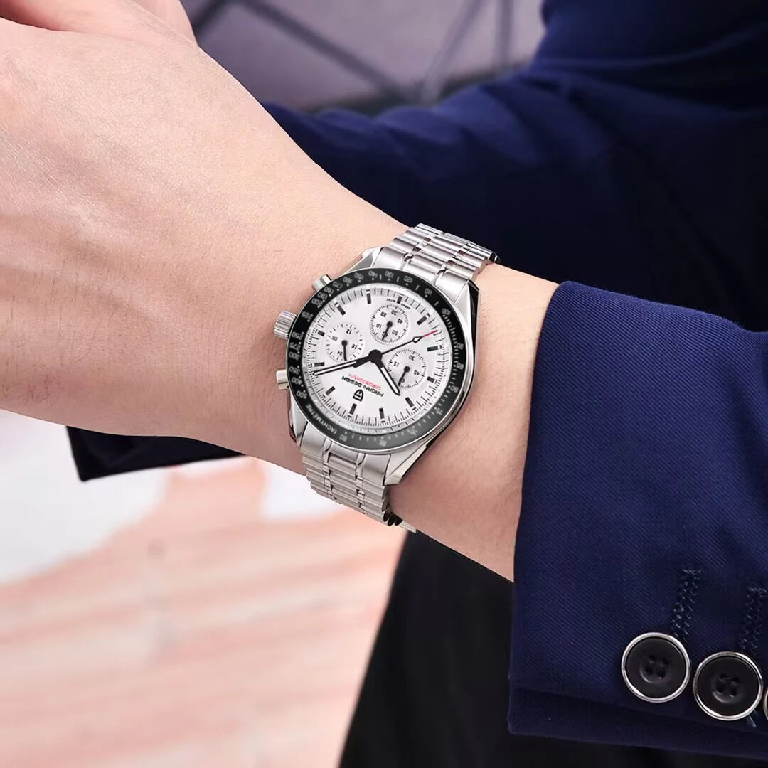 PAGANI DESIGN Moon ST6 luxury automatic men’s Watch, business watch for men, mechanical watch, luminous, sapphire glasses, nylon strap, EU local delivery 2026