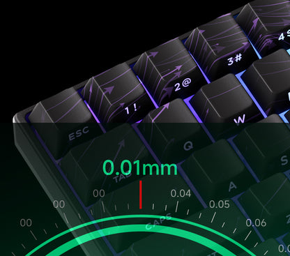 Akko MonsGeek FUN60 Magnetic Switch Mechanical Keyboard 60% Gaming Keyboard with Rapid Trigger 0.01mm, 8K Polling Rate, ARGB, Custom Mechanical Keyboard