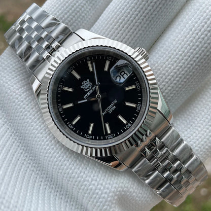 STEELDIVE Turquoise SD1933 Water Ghost Watch 200m Waterproof Sapphire Date NH35 Automatic mechanical Watch with Bracelet