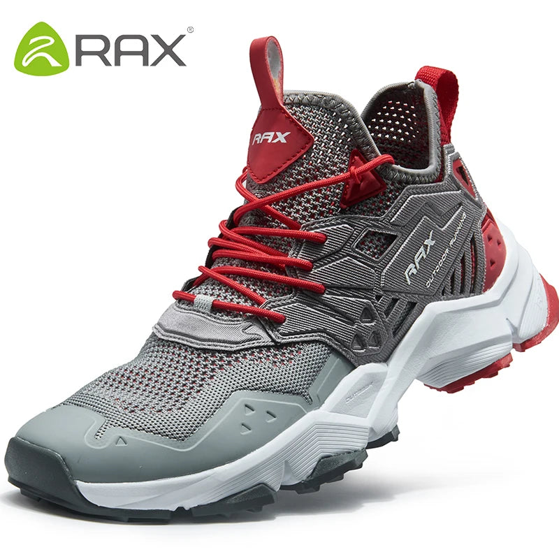 RAX Laufschuhe für Damen und Herren – Outdoor-Sportschuhe – atmungsaktive, leichte Sneaker – Obermaterial aus Air Mesh – rutschfeste Laufsohle aus Naturkautschuk