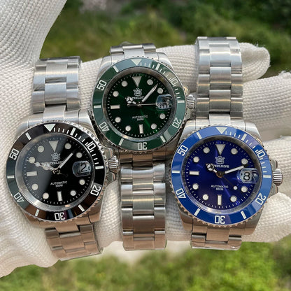 SD1953 stark nachgefragte Keramiklünette 41mm Steeldive 30ATM wasserdichte NH35 Automatik-Herren-Taucheruhr Reloj
