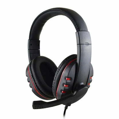 3.5mm Wired Gaming Headset with Microphone for PS4, PC & Laptop, Stereo Gaming Headphones with Noise Cancelling Mic, Over-Ear Wired Gaming Headset