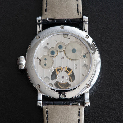 Sugess Seakors Man Tourbillon Watch Original ST8007 Movement Skeleton Dial Moonphase Wristwatche 316L Case Sapphire Romen Luxury