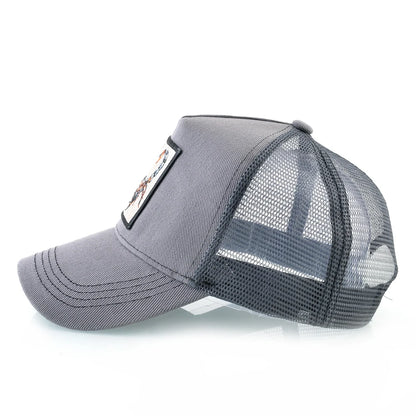 Streetwear Trucker Caps With Scorpion Patch Men's Snapback Hip Hop Baseball Cap For Women Four Seasons Fashion Casquette Hats