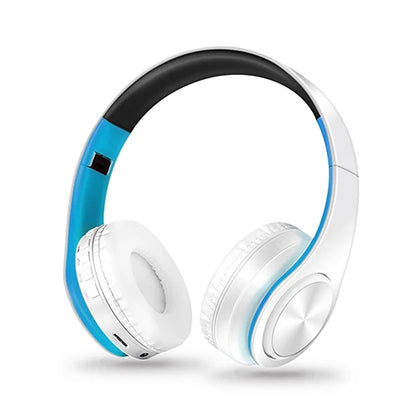 CATASSU Bluetooth 5.3 Wireless Headphones Over Ear Stereo Headset with Mic, Soft Leather Earmuffs, HiFi Sound for PC, Phone, TV & Laptop