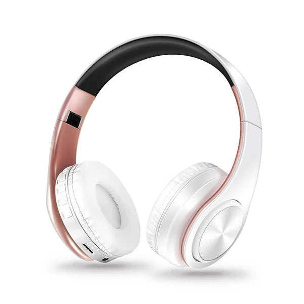CATASSU Bluetooth 5.3 Wireless Headphones Over Ear Stereo Headset with Mic, Soft Leather Earmuffs, HiFi Sound for PC, Phone, TV & Laptop