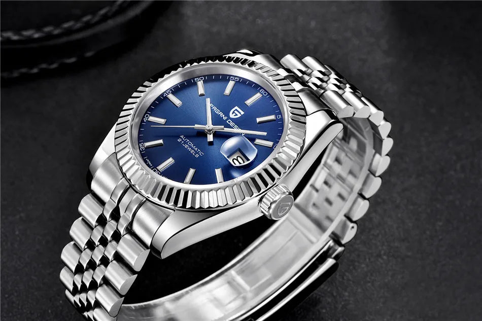 PAGANI DESIGN 40MM Men Mechanical Watch Top Luxury Japan movement Automatic Watch Sport Stainless Steel Waterproof Men Watches