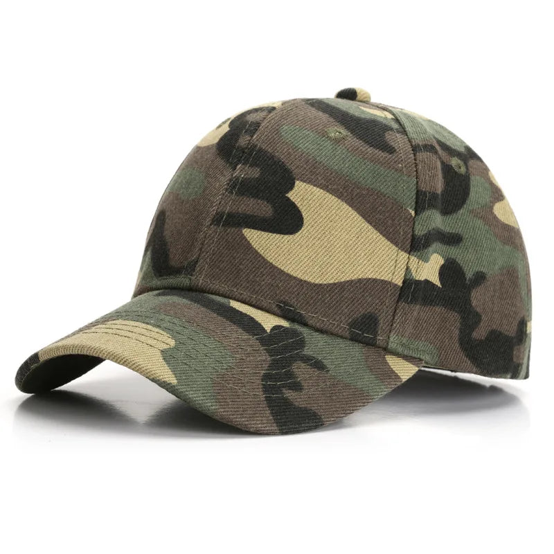 Cappellini estivi in cotone per bambini in stile mimetico, cappellini da caccia nella giungla, cappellini da baseball regolabili in stile hip-hop per neonati, maschietti e femminucce