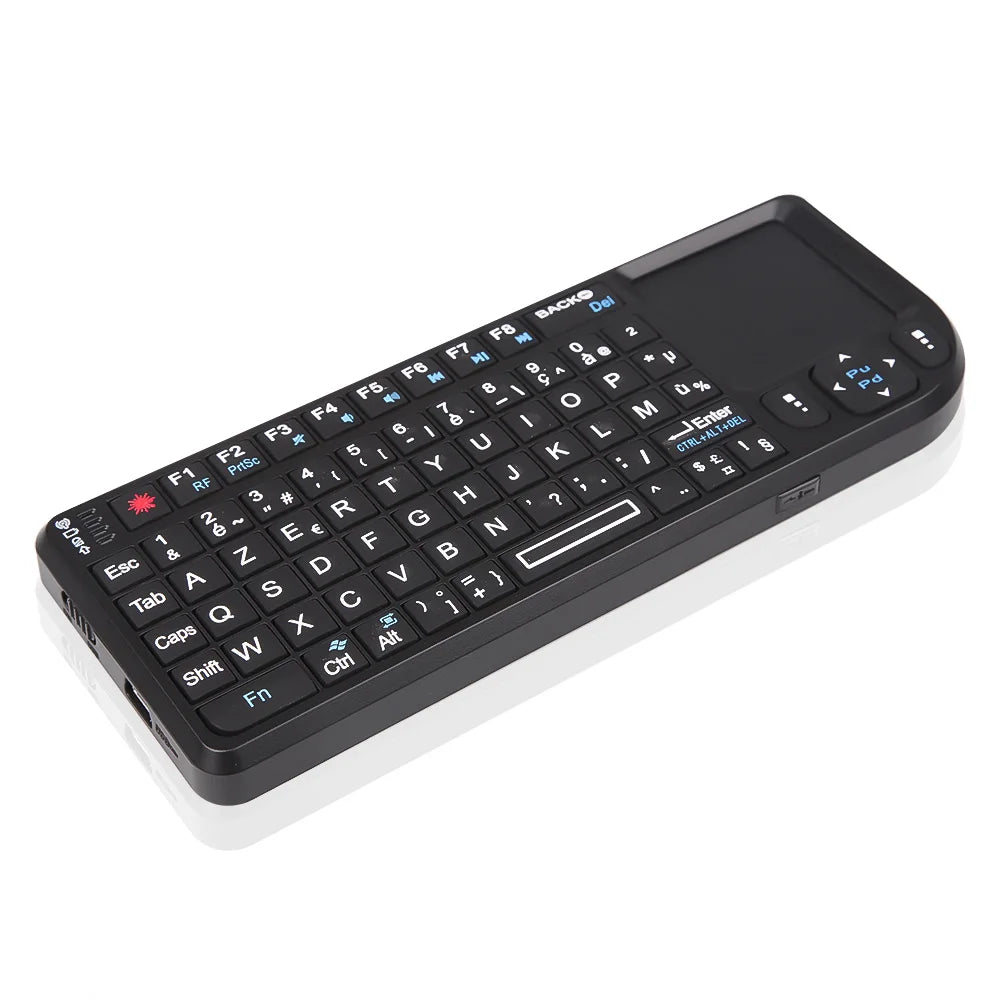 A8 Mini Wireless Keyboard 2.4G RF Backlit Touchpad Russian English Keyboard For MacBook iPad PC Tablet USBRechargeable Air Mouse