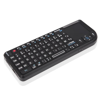 A8 Mini Wireless Keyboard 2.4G RF Backlit Touchpad Russian English Keyboard For MacBook iPad PC Tablet USBRechargeable Air Mouse