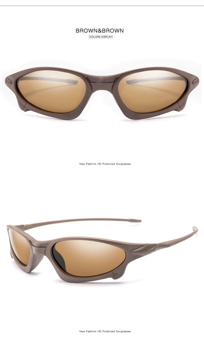 DOHOHDO Brand Design Polarized Sunglasses Men's Driving Sun Glasses Small Size Unique Frame Outdoor Sports Goggles Eyewear UV400