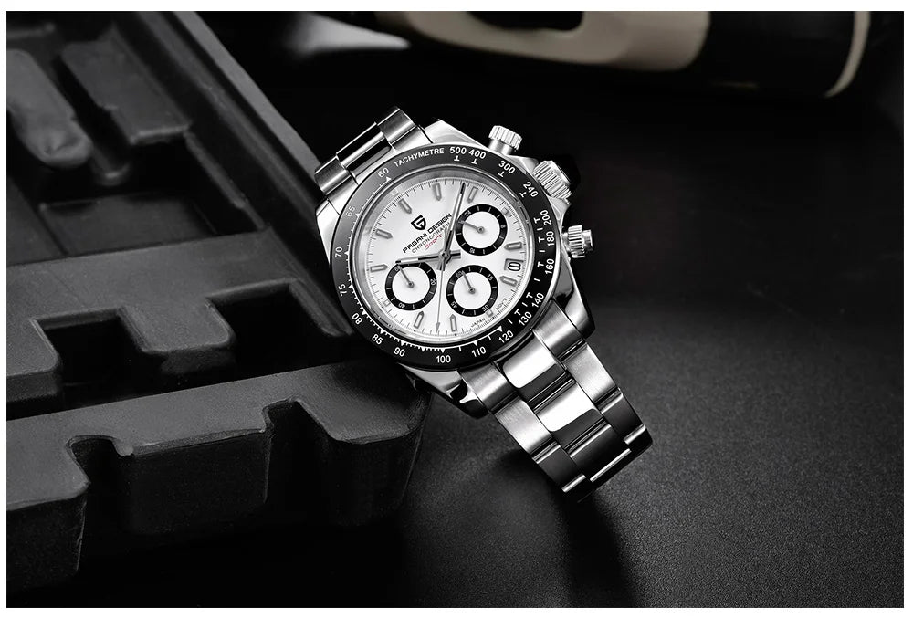 PAGANI DESIGN 2026 New Sport Chronograph Top Brand Luxury Quartz Watch For Men Sapphire crystal  Automatic Date Wrist watch Men