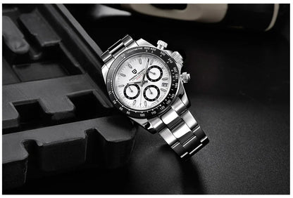 PAGANI DESIGN 2026 New Sport Chronograph Top Brand Luxury Quartz Watch For Men Sapphire crystal  Automatic Date Wrist watch Men