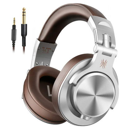 OneOdio A71 Wired Over Ear HiFi Studio DJ Headphones with Mic – Professional Monitoring Gaming Headset with Deep Bass