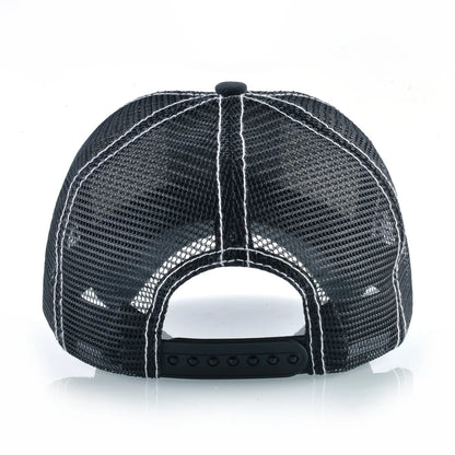 Sommer-baseballkasket i mesh til kvinder, ensfarvet, snapback, »dad hats«, herre-udendørs-kasketter med åndbart visir, unisex streetwear-trucker-kasket