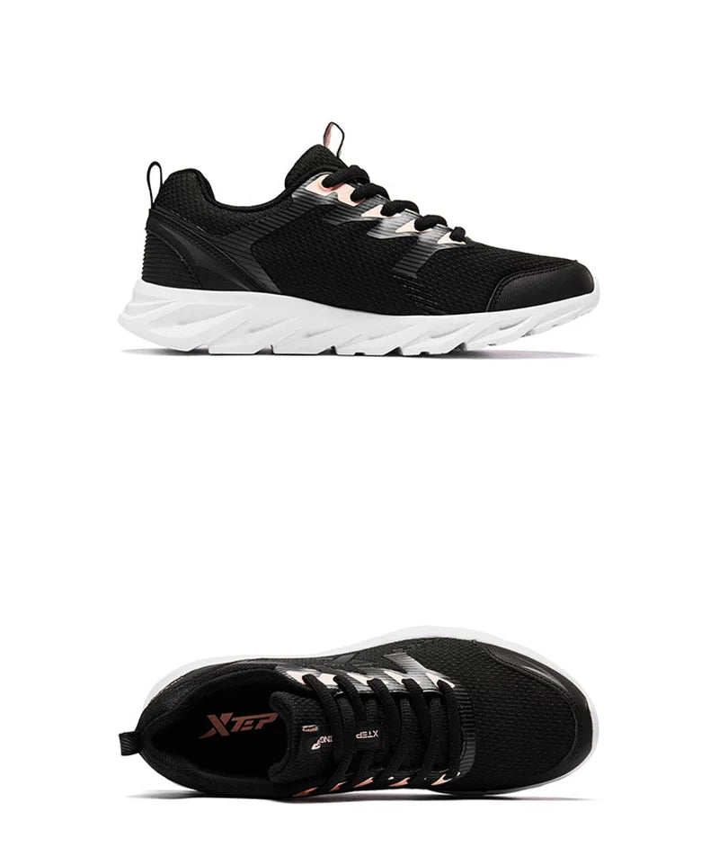 Zapatillas de running Xtep para mujer, nueva moda, ligeras y transpirables, con amortiguación, calzado deportivo femenino 879318110073