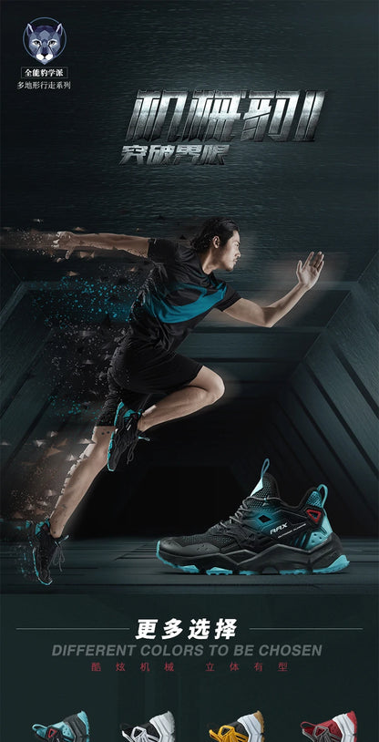 RAX Laufschuhe für Damen und Herren – Outdoor-Sportschuhe – atmungsaktive, leichte Sneaker – Obermaterial aus Air Mesh – rutschfeste Laufsohle aus Naturkautschuk