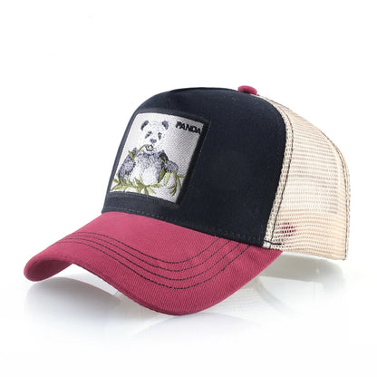 Sommer-baseballkasket i mesh til kvinder, ensfarvet, snapback, »dad hats«, herre-udendørs-kasketter med åndbart visir, unisex streetwear-trucker-kasket