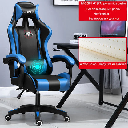 Joylive WCG Ergonomic Gaming Chair Leather Computer Chair Reclining Racing Office Chair with Adjustable Armrests for Gaming Room