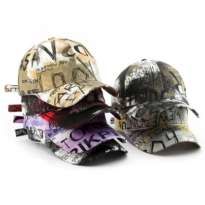 FS Black Red Graffiti Baseball Caps For Men Luxury Brand Women Hat Snapback Hip Hop Cap Street Trucker Hats Casquettes Hommes