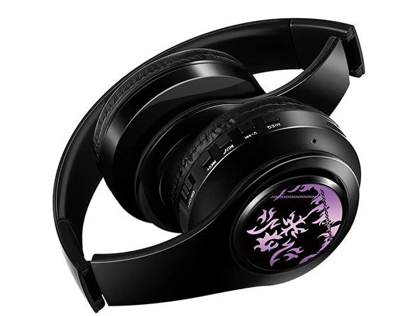 Fate Grand Order Jeanne d'Arc Anime Bluetooth Headphones Wireless Gaming Headset with Microphone, Stereo Sound, Silent Disco Earphones