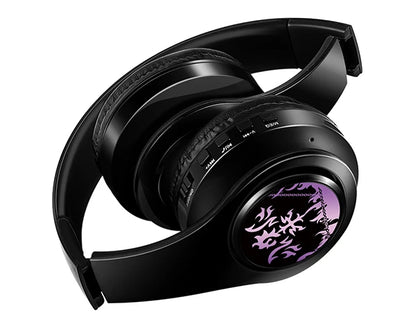 Fate Grand Order Jeanne d'Arc Anime Bluetooth Headphones Wireless Gaming Headset with Microphone, Stereo Sound, Silent Disco Earphones