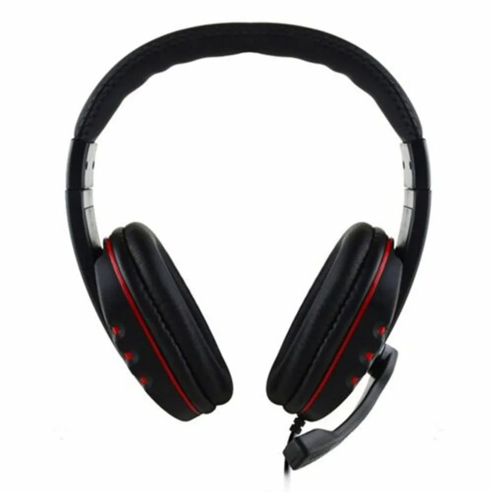 3.5mm Wired Gaming Headset with Microphone for PS4, PC & Laptop, Stereo Gaming Headphones with Noise Cancelling Mic, Over-Ear Wired Gaming Headset