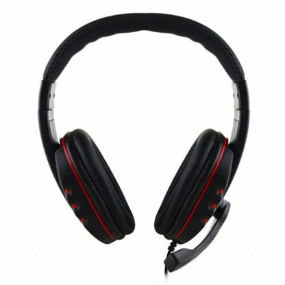 3.5mm Wired Gaming Headset with Microphone for PS4, PC & Laptop, Stereo Gaming Headphones with Noise Cancelling Mic, Over-Ear Wired Gaming Headset
