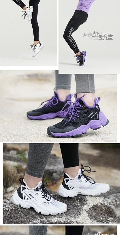 RAX Laufschuhe für Damen und Herren – Outdoor-Sportschuhe – atmungsaktive, leichte Sneaker – Obermaterial aus Air Mesh – rutschfeste Laufsohle aus Naturkautschuk