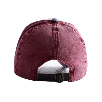 2026 New High Quality Vintage Letter Print Baseball Cap Men Women Snapback Adjustable Outdoor Hip Hop Denim Dad Hats Bone