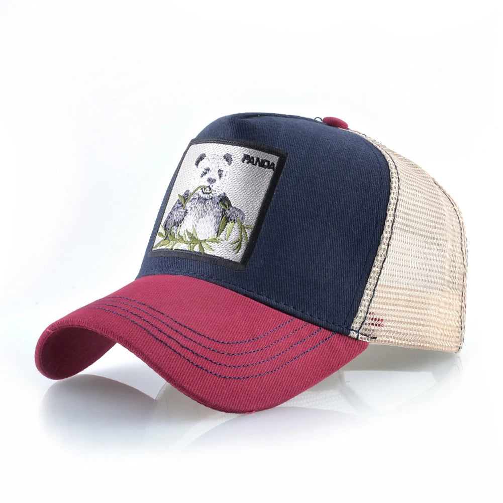 Sommer-baseballkasket i mesh til kvinder, ensfarvet, snapback, »dad hats«, herre-udendørs-kasketter med åndbart visir, unisex streetwear-trucker-kasket