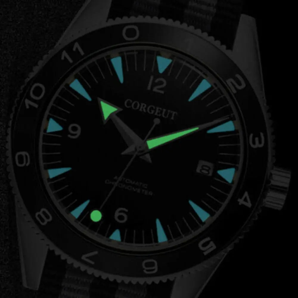 Custom Logo NH35 Movement Watch 10bars Mens 41mm Sapphire Ceramic Bezel Male Mechanical Clock Diver Sports Automatic Wristwatch
