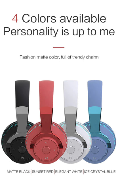Bluetooth TV Headphones Wireless with Microphone, Noise Cancelling Stereo Headset with USB Adapter, Bluetooth 5.0 Foldable Bass Headphones for TV, Gaming & PC