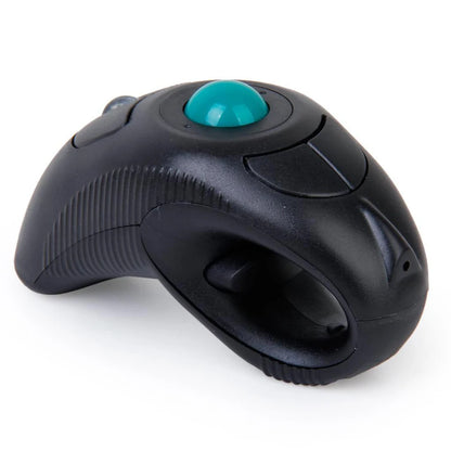 2.4GHz Wireless Trackball Mouse Ergonomic Finger Trackball Mouse, Rechargeable Optical Wireless Trackball Mouse for PC, Laptop, Android TV & Office