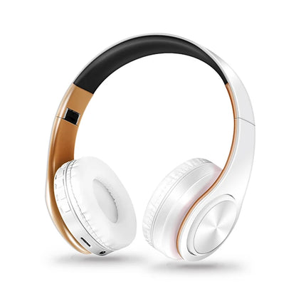 CATASSU Bluetooth 5.3 Wireless Headphones Over Ear Stereo Headset with Mic, Soft Leather Earmuffs, HiFi Sound for PC, Phone, TV & Laptop