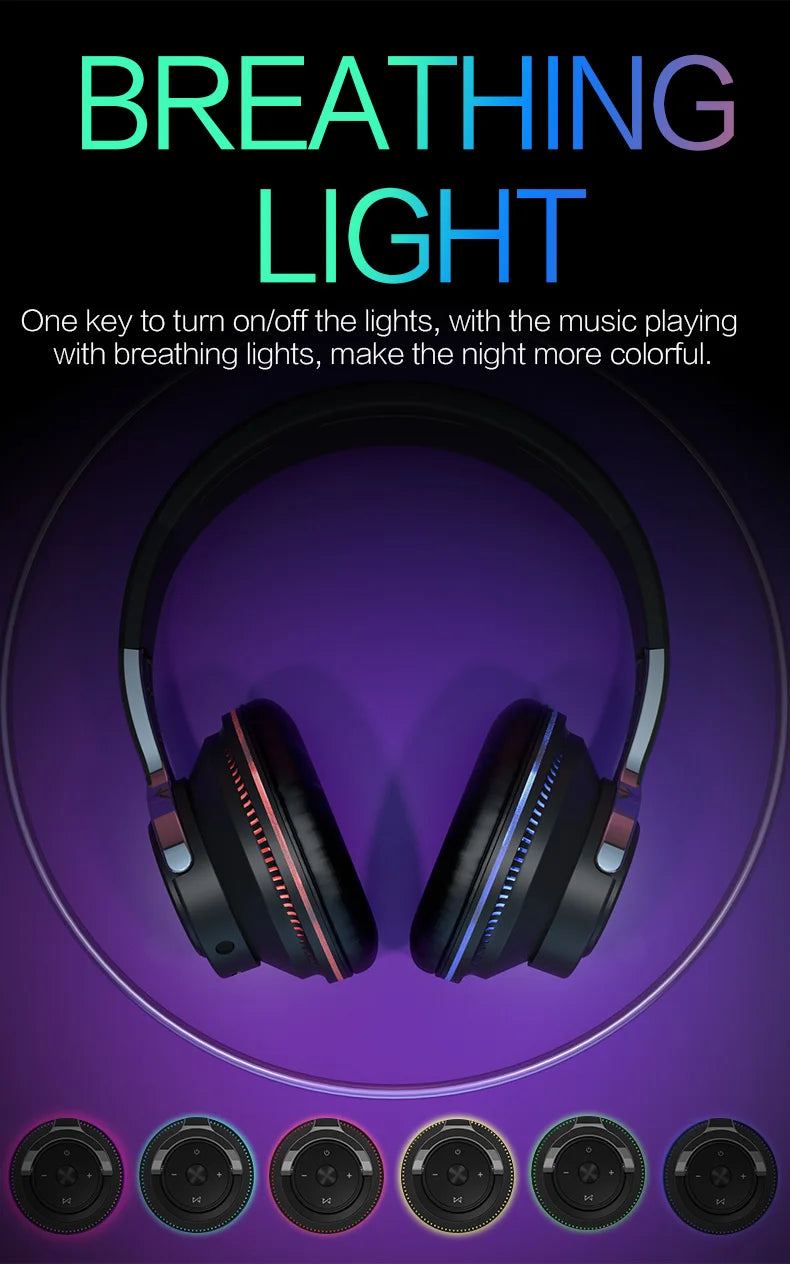 Bluetooth TV Headphones Wireless with Microphone, Noise Cancelling Stereo Headset with USB Adapter, Bluetooth 5.0 Foldable Bass Headphones for TV, Gaming & PC