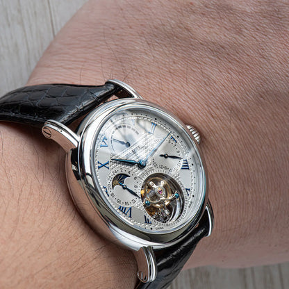 Sugess Seakors Man Tourbillon Watch Original ST8007 Movement Skeleton Dial Moonphase Wristwatche 316L Case Sapphire Romen Luxury