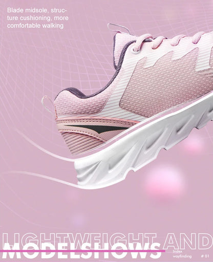 Zapatillas de running Xtep para mujer, nueva moda, ligeras y transpirables, con amortiguación, calzado deportivo femenino 879318110073