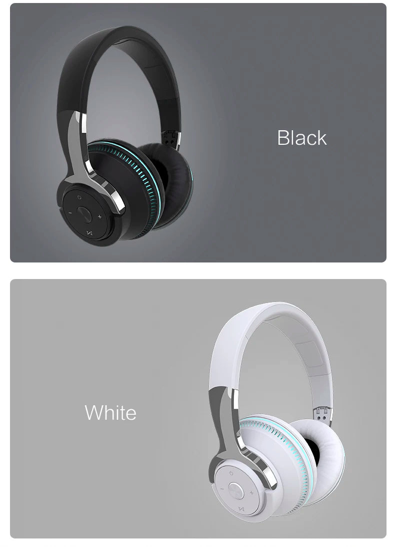 Bluetooth TV Headphones Wireless with Microphone, Noise Cancelling Stereo Headset with USB Adapter, Bluetooth 5.0 Foldable Bass Headphones for TV, Gaming & PC