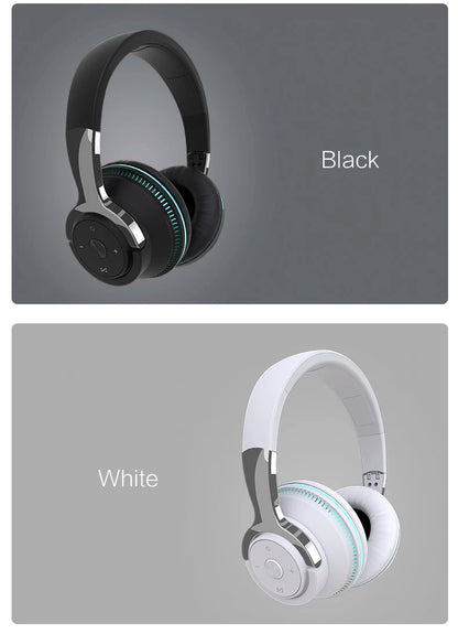 Bluetooth TV Headphones Wireless with Microphone, Noise Cancelling Stereo Headset with USB Adapter, Bluetooth 5.0 Foldable Bass Headphones for TV, Gaming & PC
