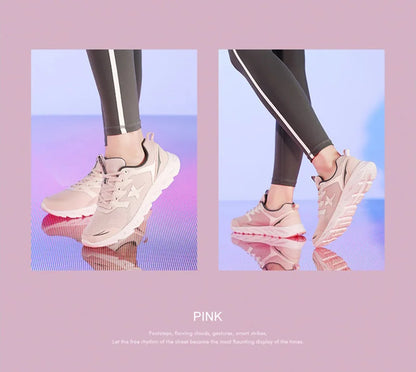 Zapatillas de running Xtep para mujer, nueva moda, ligeras y transpirables, con amortiguación, calzado deportivo femenino 879318110073