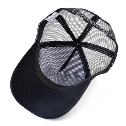 Sommer-baseballkasket i mesh til kvinder, ensfarvet, snapback, »dad hats«, herre-udendørs-kasketter med åndbart visir, unisex streetwear-trucker-kasket