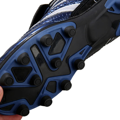 Chaussures de football pour homme, chaussures de sport, nouvelles, en cuir, grandes tailles, tige haute, crampons, baskets d'entraînement, confortables