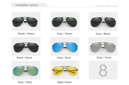 KINGSEVEN Aluminum Magnesium Polarized Rimless Lens Sunglasses For Men High Definition Retro Women Eyewear Oculos de sol